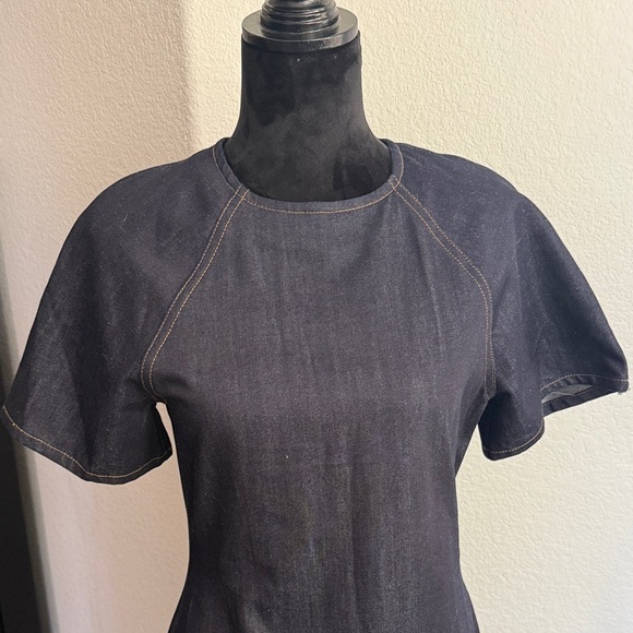 Zara Collection, Denim Midi Dress - Picture 3 of 12